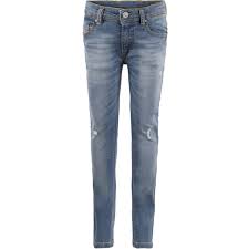 Diesel Boys Light Blue Ripped Jeans Bambini Fashion