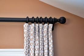 size curtain rod for grommet curtains