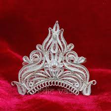 Silver Mukut Crown For God And Goddess Silver Gods