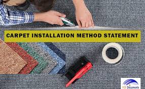 carpet installation method statement