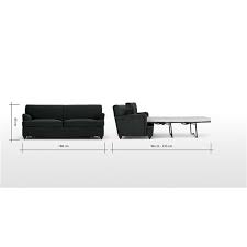 Orson 3 Seater Sofa Bed Midnight Grey