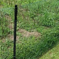 x 25 ft green plastic garden fence