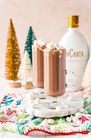 In a chilled 8oz glass, combine mint leaves with a splash of soda and lightly muddle. Rumchata Hot Cocoa Cocktail Recipe Sweet Cs Designs