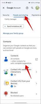 how to find contacts saved in gmail on