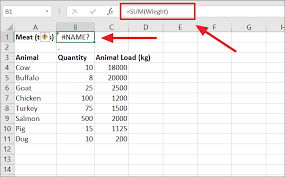 how to fix name error in excel