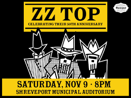 Zz Top 50th Anniversary Tour Shreveport Municipal Auditorium