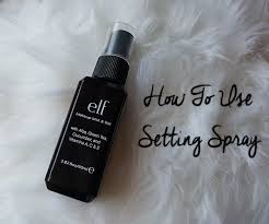 how to use setting spray mom s