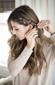 The side braid is a cute style of braiding that goes over the shoulder. Beauty Half Up Side Braid Hair Tutorial Lauren Mcbride