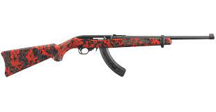 ruger 10 22 22lr rimfire with red