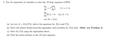 Solve The 1d Heat Equation Of Bvp Du