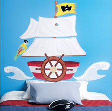 Pirate Ship Headboard Children S Wall