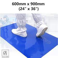 clean room sticky mats anti static blue