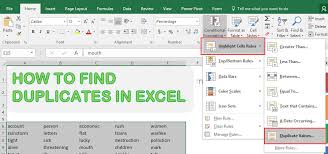 How To Find Duplicates In Excel Free Microsoft Excel Tutorials