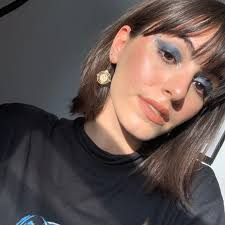 blue winter makeup look mademoiselle