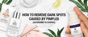 how to remove dark spots from pimples