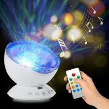 Calming Autism Sensory Led Light Projector Ocean Night Music Projection Ebay