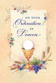 greeting card deacon ordination
