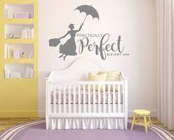Mary Poppins Quote Wall Decal Cartoon