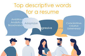100 descriptive words for resume how