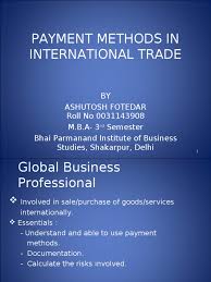 Image result for Payment for International Exports