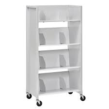 Buddy Products 26 In W 4 Tier Medical File Folder Cart