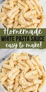 white pasta sauce ready in less than