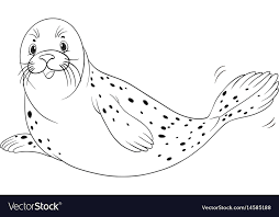 Animal Outline For Seal