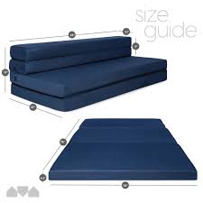 tri fold foam folding mattress sofa bed