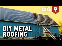 how to install diy metal roofing house