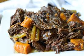 This particular roast isn't one that is soaking in the liquid for hours, that means that you will need to cut it with a knife. Ninja Foodi Pot Roast Pressure Cooker Pot Roast Curbing Carbs