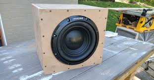 how to build a subwoofer box