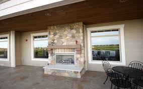 Indoor Outdoor Fireplace