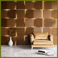 Rectangular Designer Wooden Wall Panel
