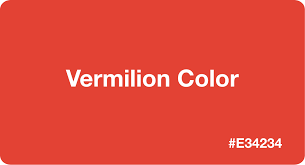 Vermilion Color Hex Code E34234