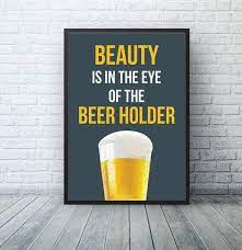 Beer Poster Beer Wall Art Craft Beer