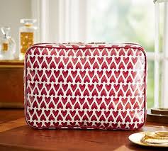 pottery barn heart cosmetic bag the