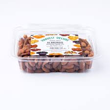 almonds roasted unsalted 12 oz x 20