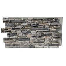 Faux Stone Siding Panel Finished