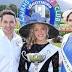Billy Slater and Miss World Australia Madeline Cowe at Cairns Cup