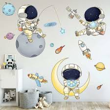 Astronaut Wall Stickers For Boys Room