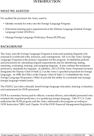 U S Army Audit Agency Service Ethics Progress Foreign