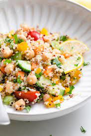 lemony quinoa pea salad the