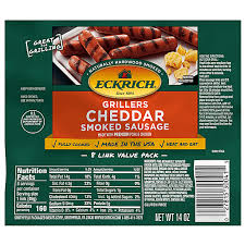eckrich bacon cheddar smoked sausage
