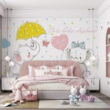 Kids Room Elephant Wallpaper Nursery