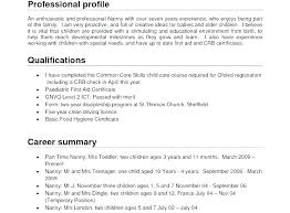 Career Profile Resume Examples Professional For Free Flightprosim Info