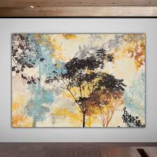 Abstract Tree Canvas Painting Tree