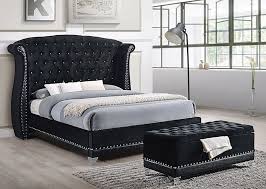 Crocodile Leatherette Queen Bed Frame