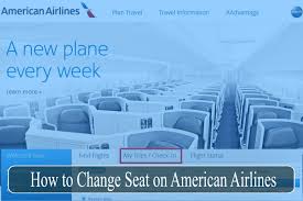 Change Seat On American Airlines
