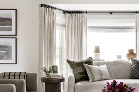 bay window curtains solutions