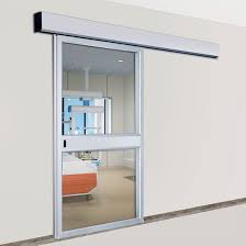 cleanroom glass door hospital sliding